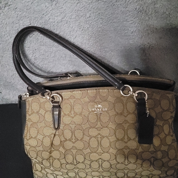 Coach Signature Christie Carryall Tote Shoulder Bag F36721 - Picture 3 of 17